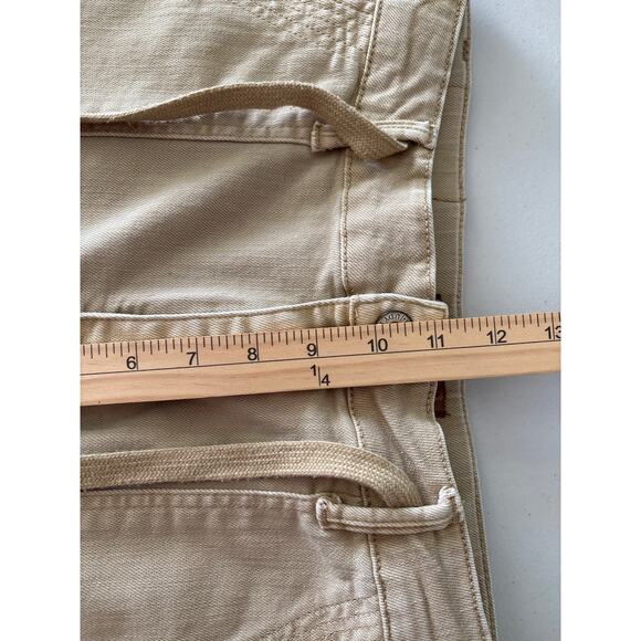Judy Blue Pants Trousers Joggers Womens Size 11/30 Khaki Drawstring Garment Dyed - Picture 7 of 12